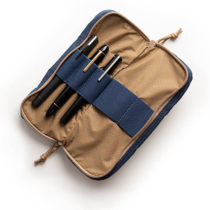 LOCHBY Canvas Venture Pouch, Navy, Interior