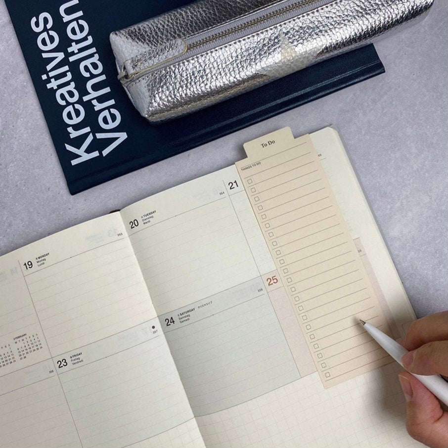 Laconic Style Bookmarkers, Set of 24, To-Do List Detail