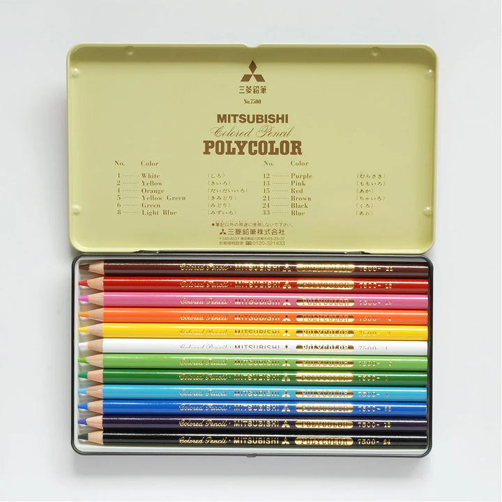 Polycolor - 12 Colored Pencil Set