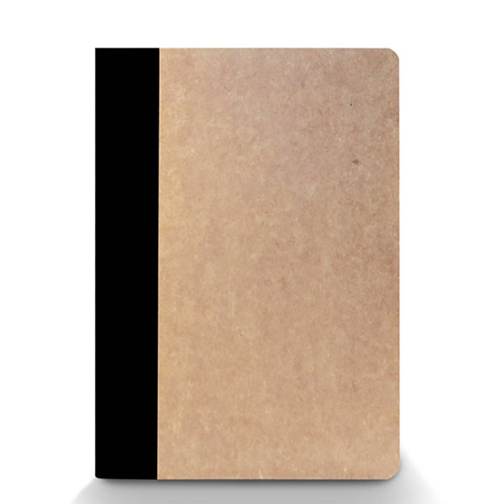 Papelarias Emilio Braga Handmade Portugese Cloth Spine A5 Notebook, Black