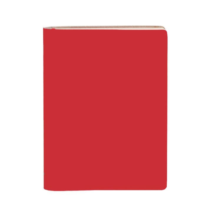 Paperthinks Recycled Leather Notebook, Scarlet Red