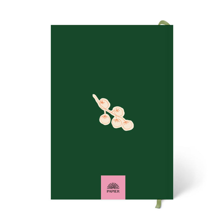 Papier A5 Hardcover Guided Recipe Journal, Al Fresco Back Cover