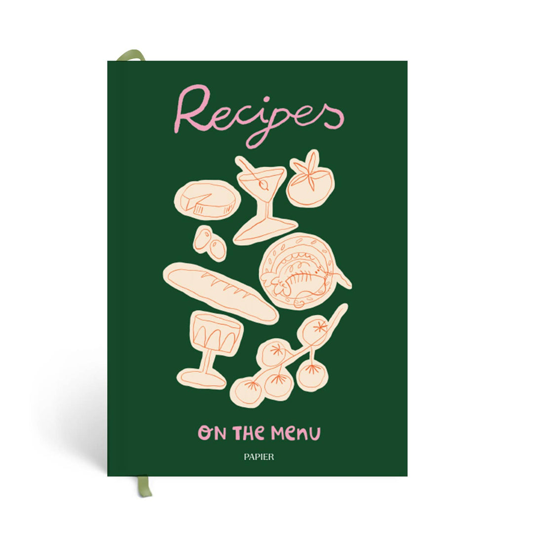 Papier A5 Hardcover Guided Recipe Journal, Al Fresco Cover
