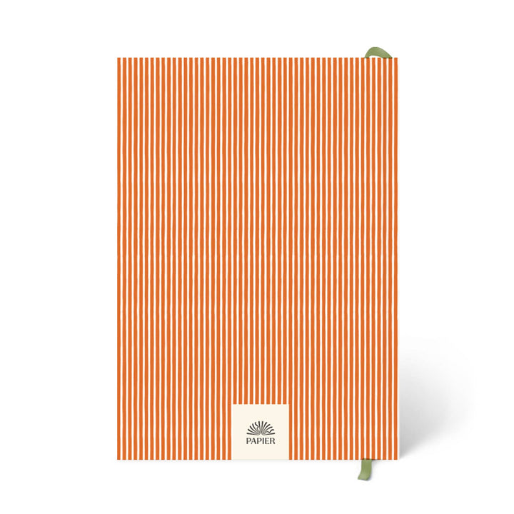 Papier A5 Hardcover Guided Recipe Journal, Eat Well Back Cover