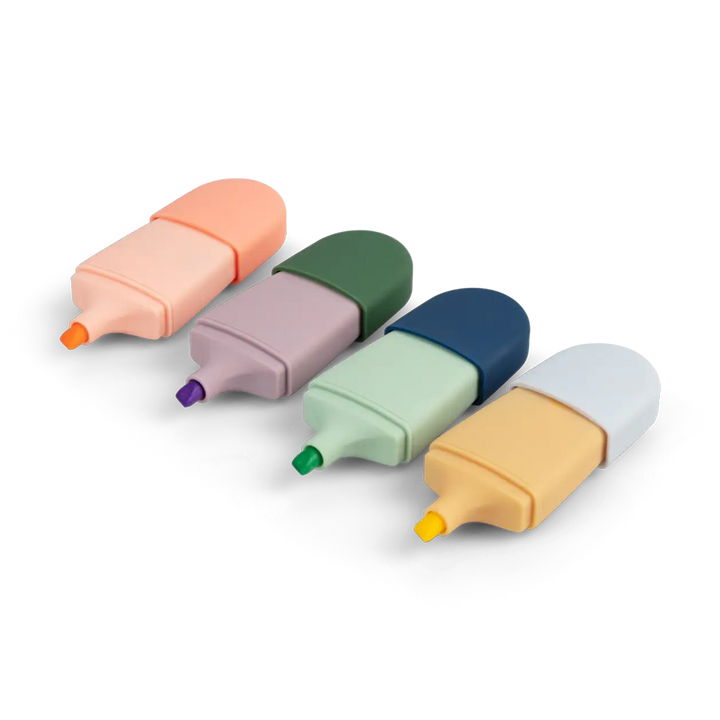 Papier Bright Ideas Mini Highlighters, Set of 4