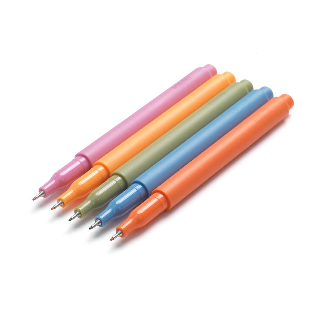 Papier Fineliners, High Energy, Set of 5