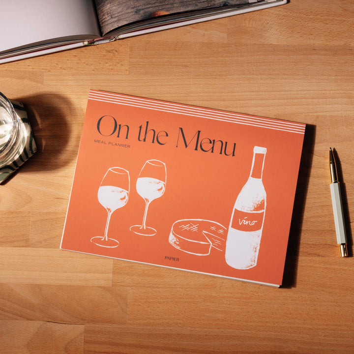 Papier Meal Planner & Grocery List, On the Menu