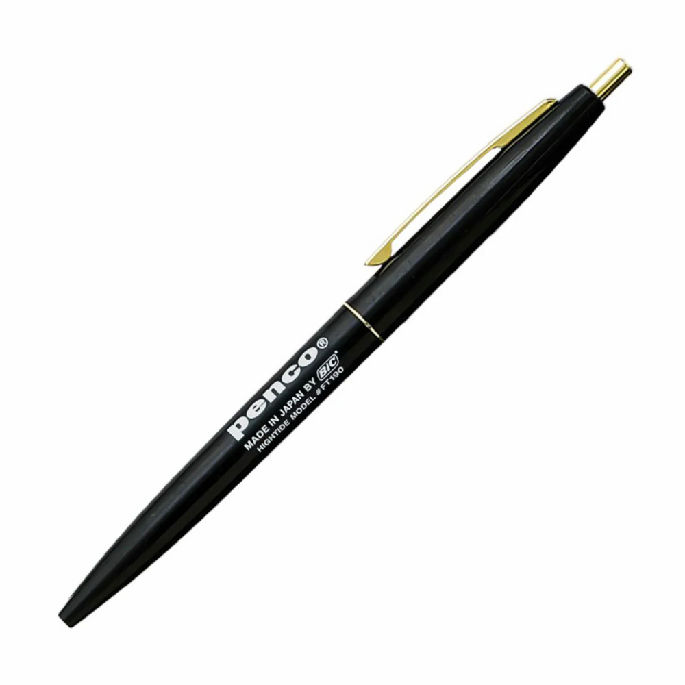 Penco Knock Ballpoint Pen, Black