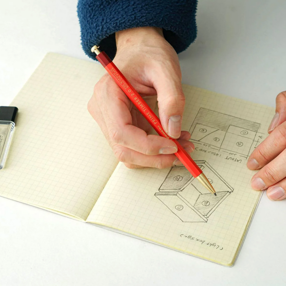 Penco Prime Timber Brass Mechanical Pencil