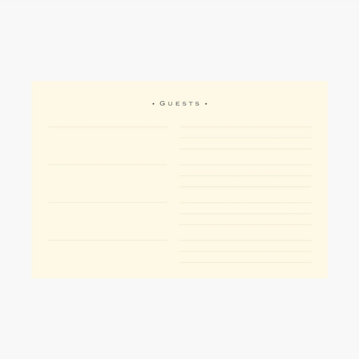 Peter Pauper Press Classic Black Guest Book, Detail