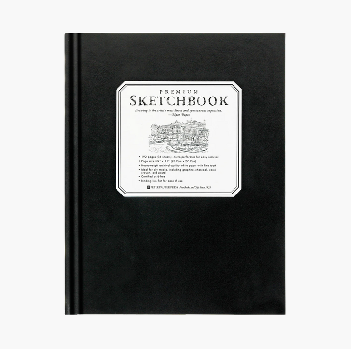 Peter Pauper Press Premium Sketchbooks, Large, 8.5'' x 11'' 