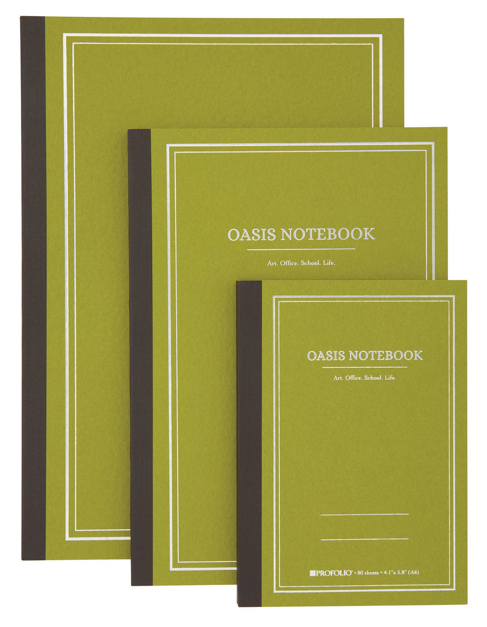 ProFolio Oasis Notebooks, Avocado