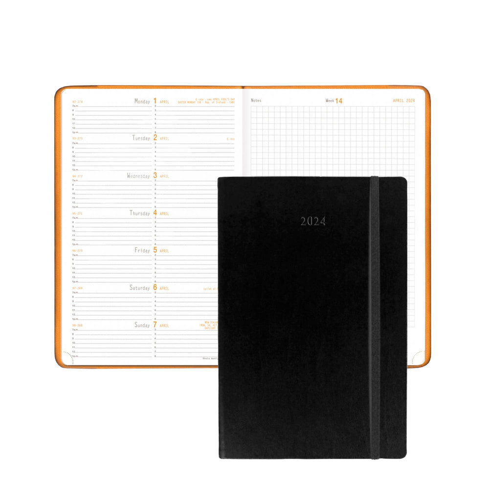 Rhodia 2025 Journal & Planner, Black