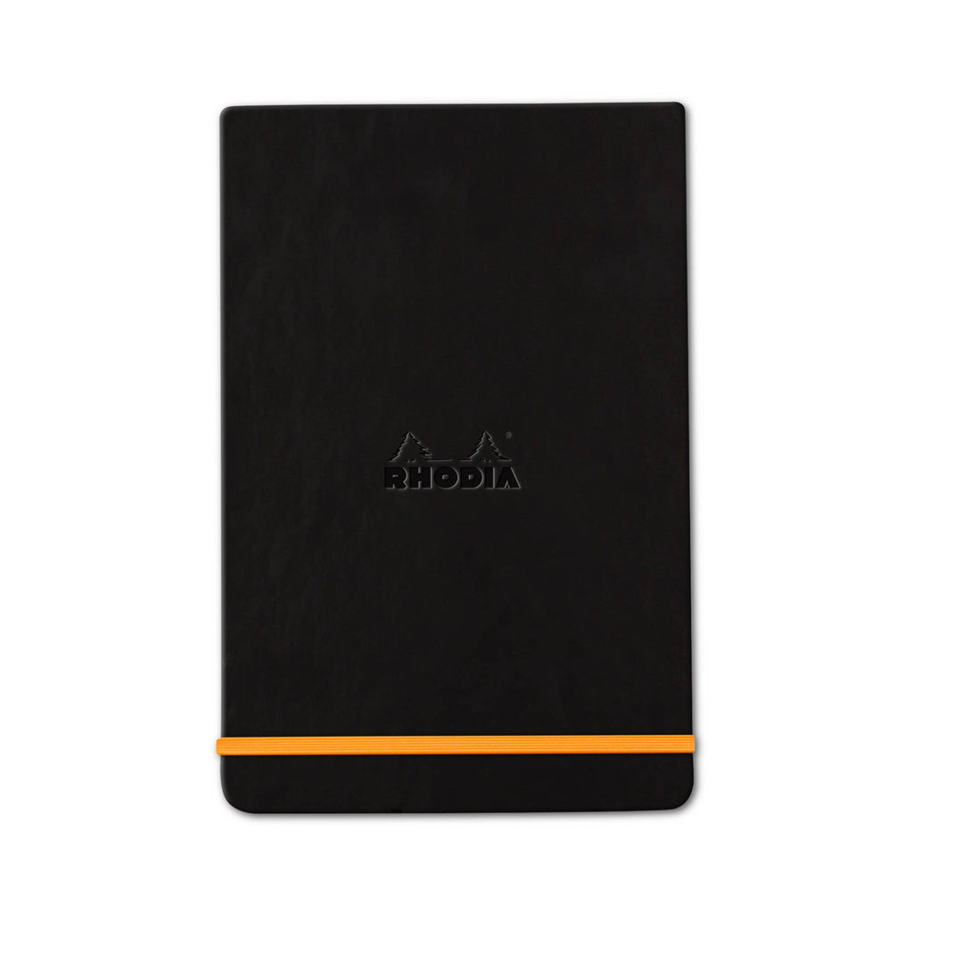 Rhodia Flip-Top Reporter-Style Notepad, Black, A5