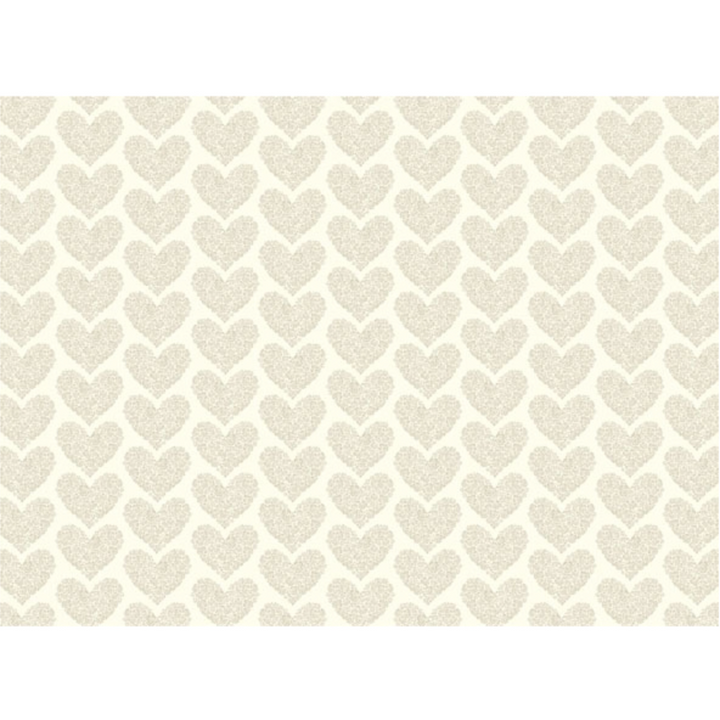 Rossi Decorative Paper Sheets, Hearts