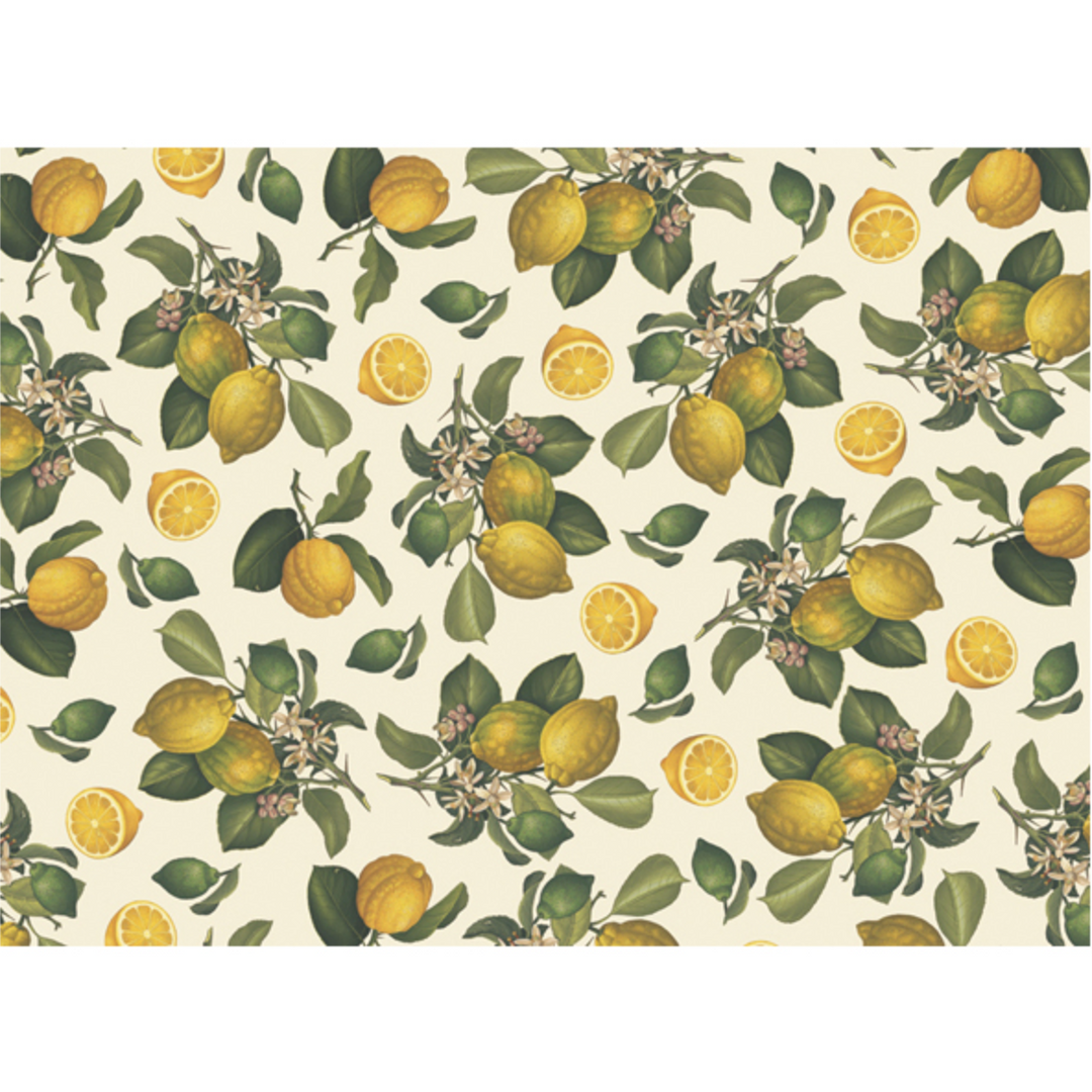 Rossi Decorative Paper Sheets, Lemons