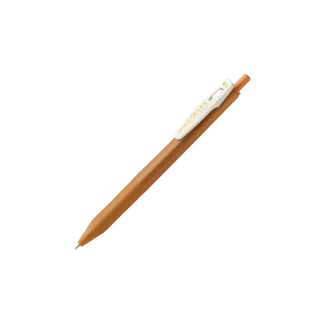 Sarasa Clip Vintage Gel Pen, Camel Yellow