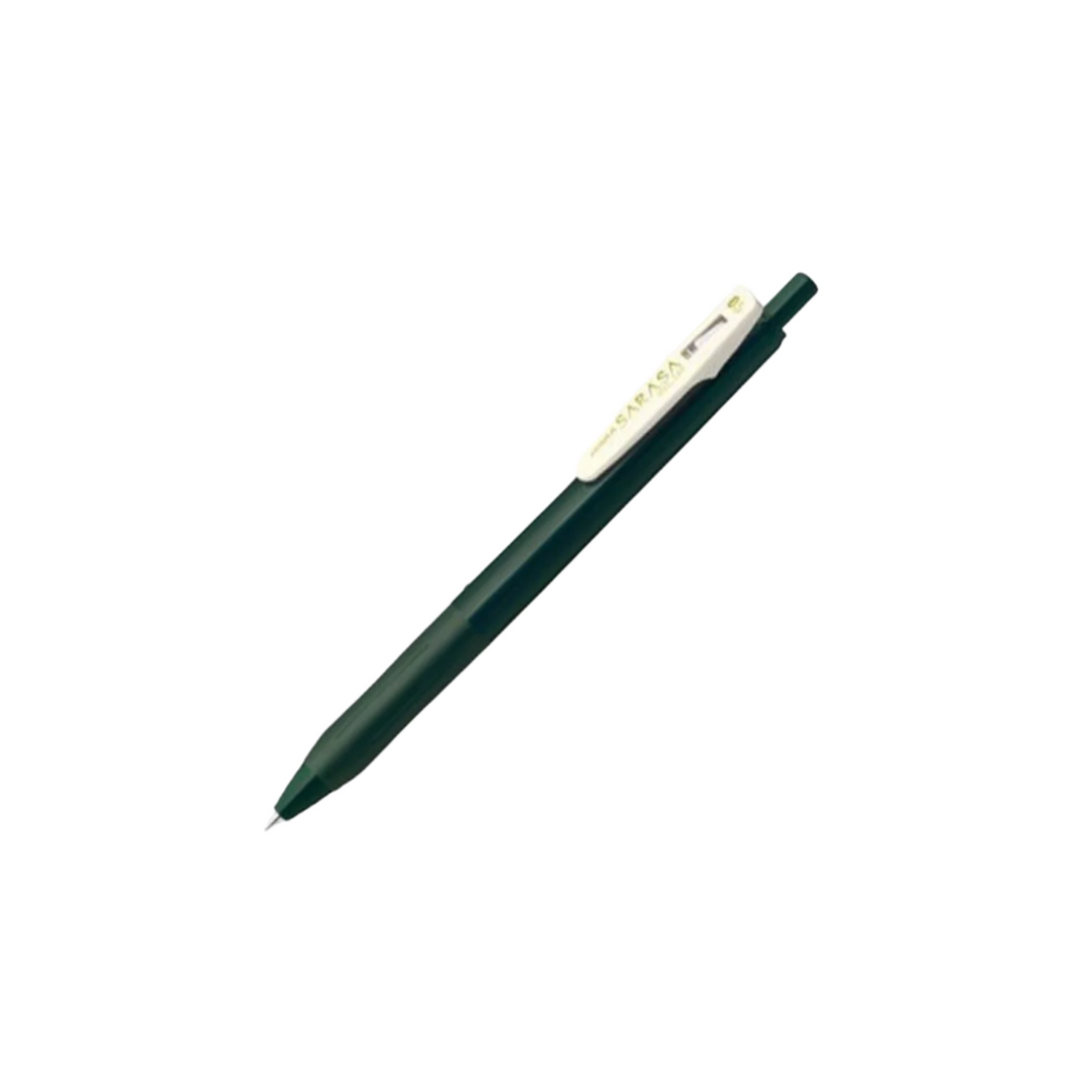 Sarasa Clip Vintage Gel Pen, Green Black