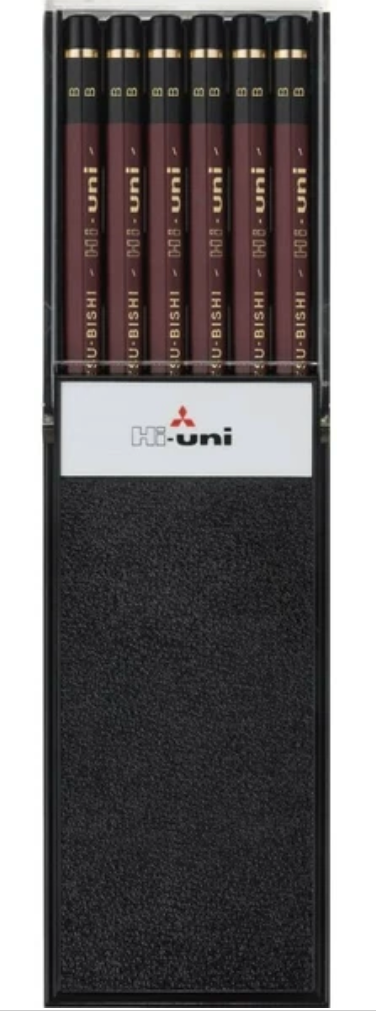Hi-uni 12 HB Pencil Set