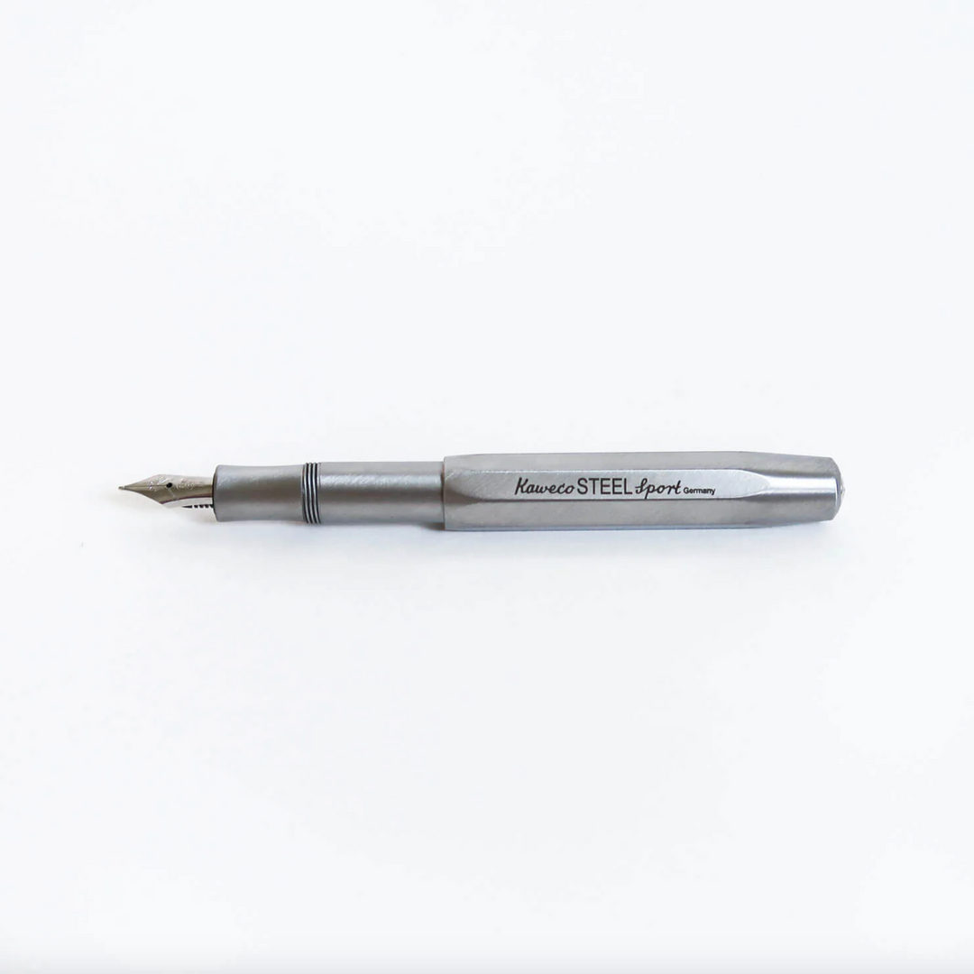 Sport Fountain Pen, Stainless Steel