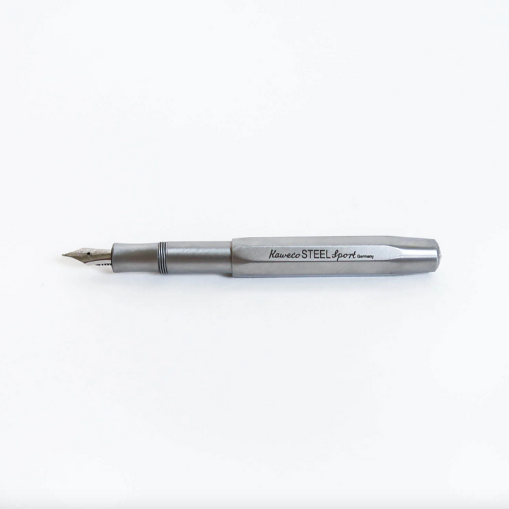 Sport Fountain Pen, Stainless Steel
