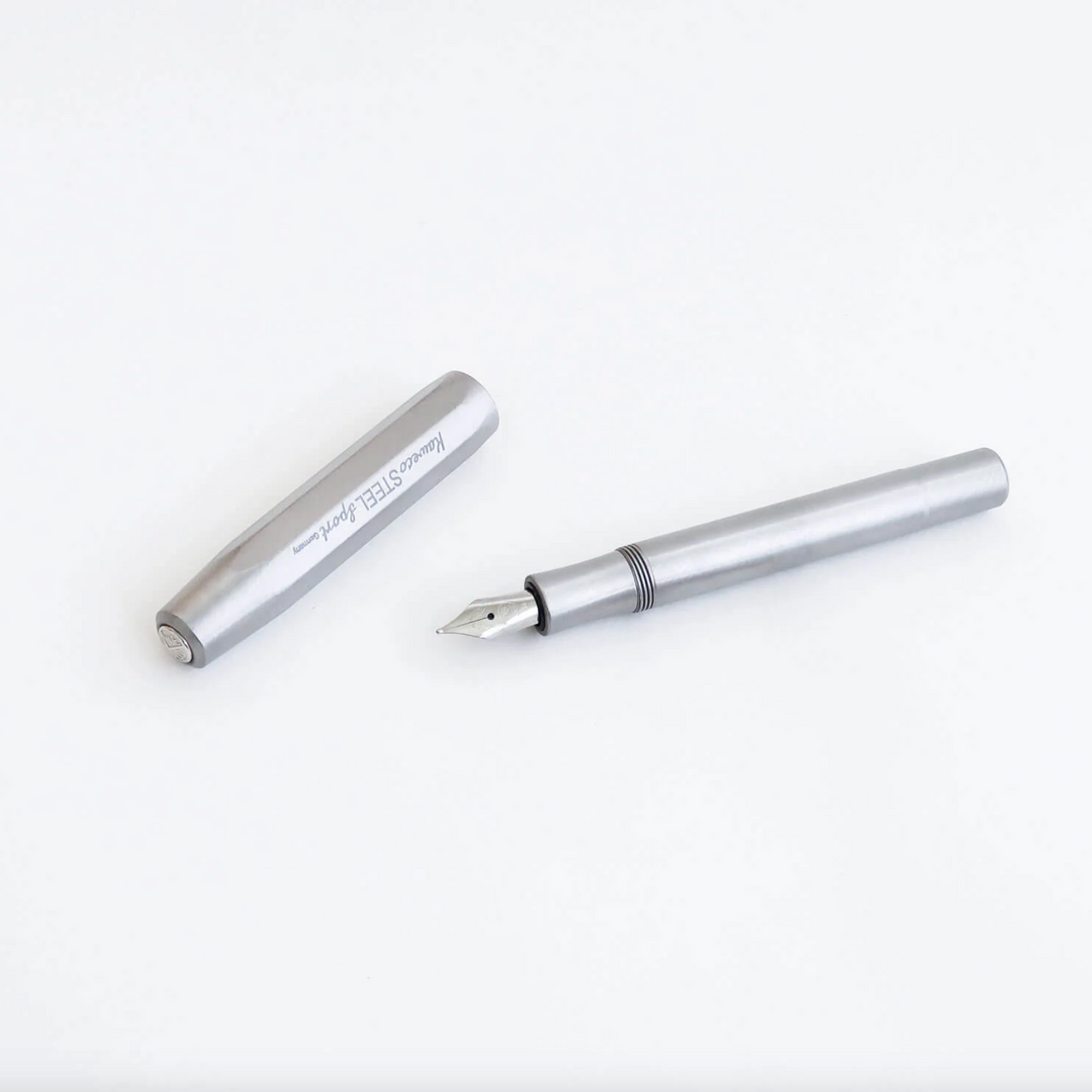 Sport Fountain Pen, Stainless Steel