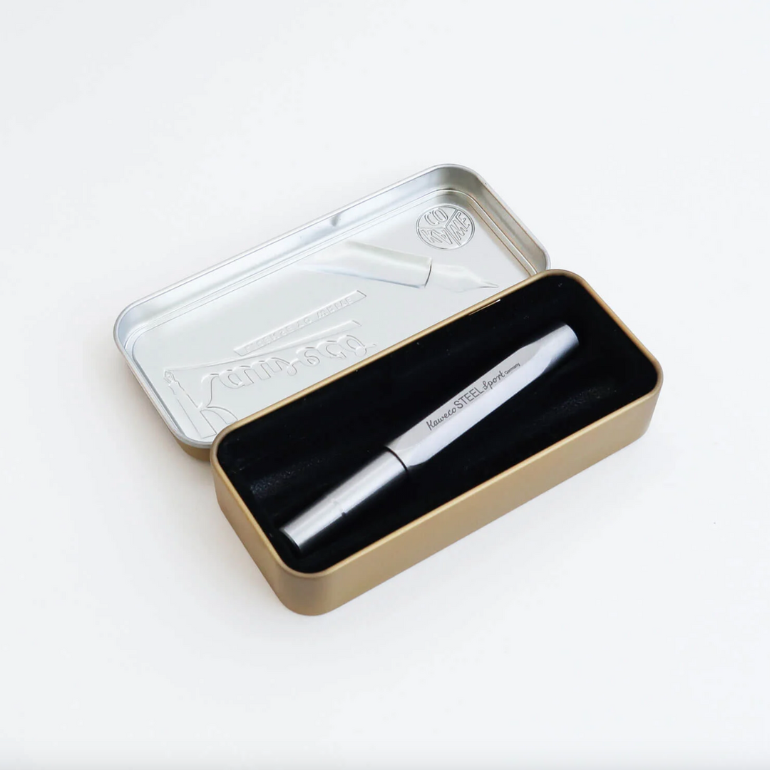 Sport Fountain Pen, Stainless Steel