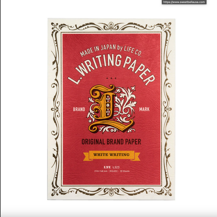 L. Writing Paper Pad
