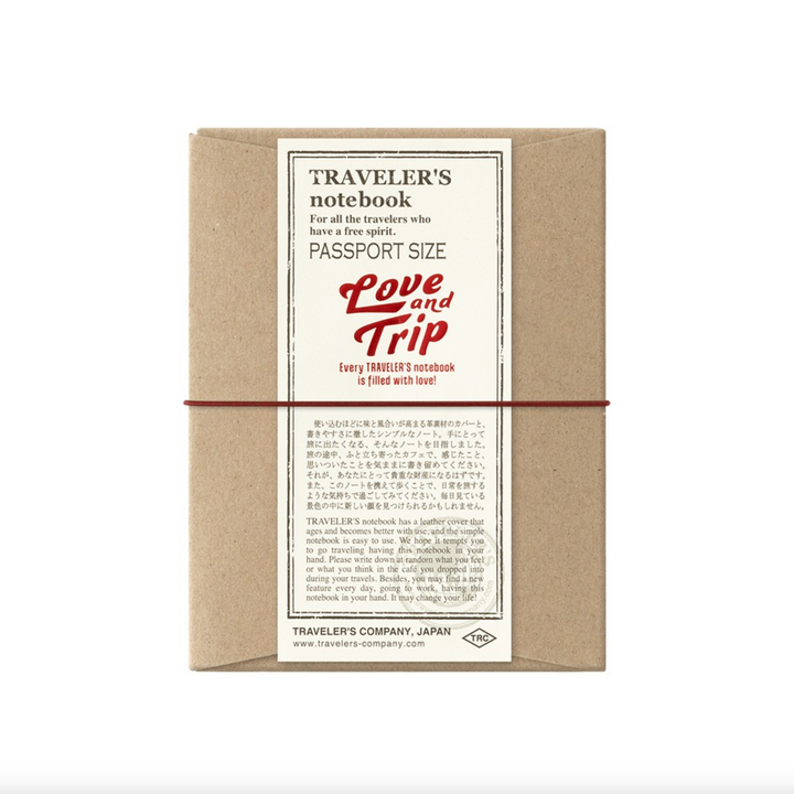 Traveler's Notebook Love and Trip Leather Cover