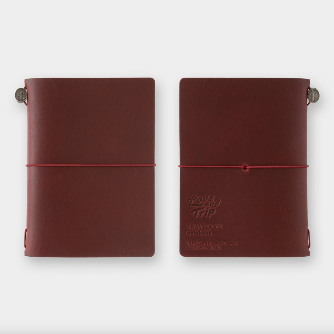 Traveler's Notebook Love and Trip Leather Cover