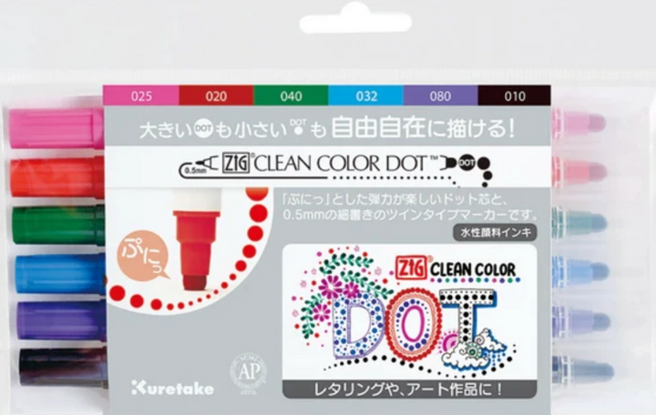 Zig Clean Color Dot Markers