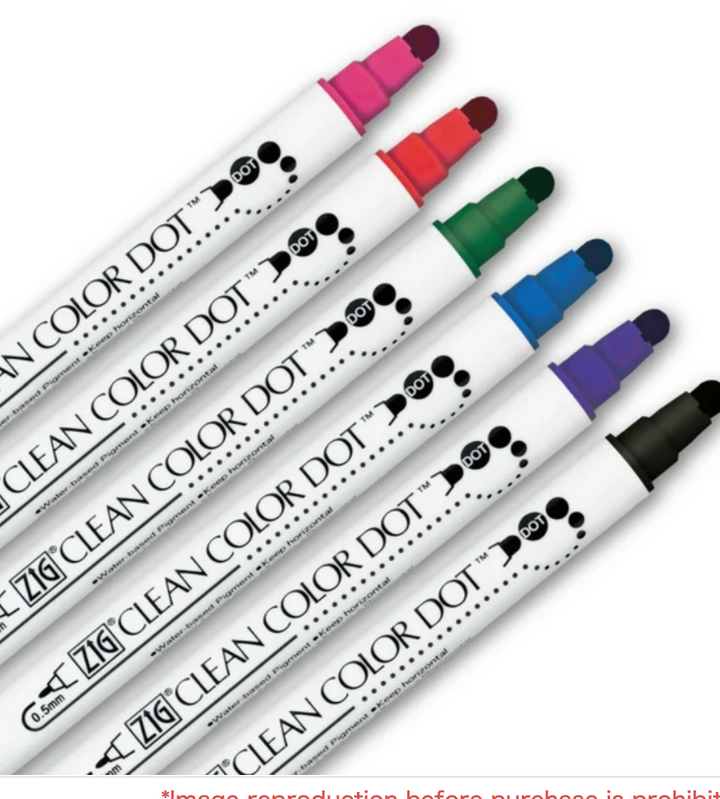 Zig Clean Color Dot Markers