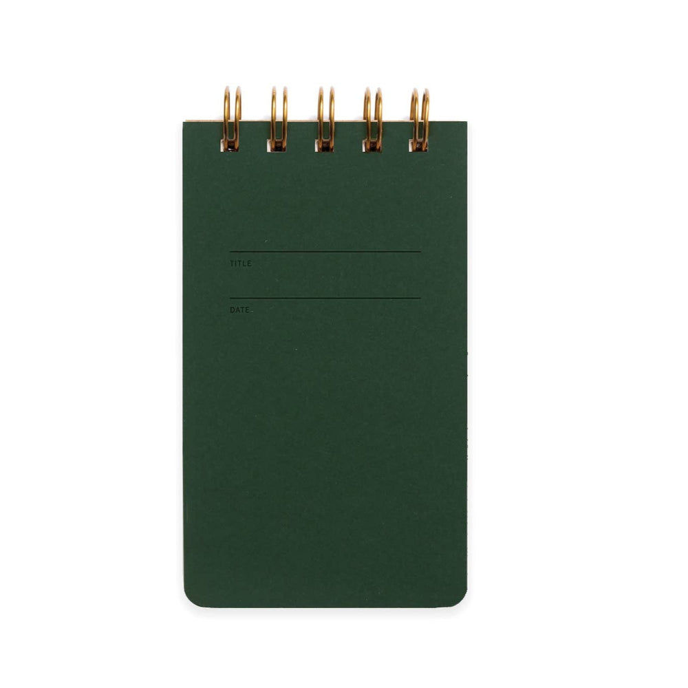 Shorthand Press Reporter Notebook, Spruce Green