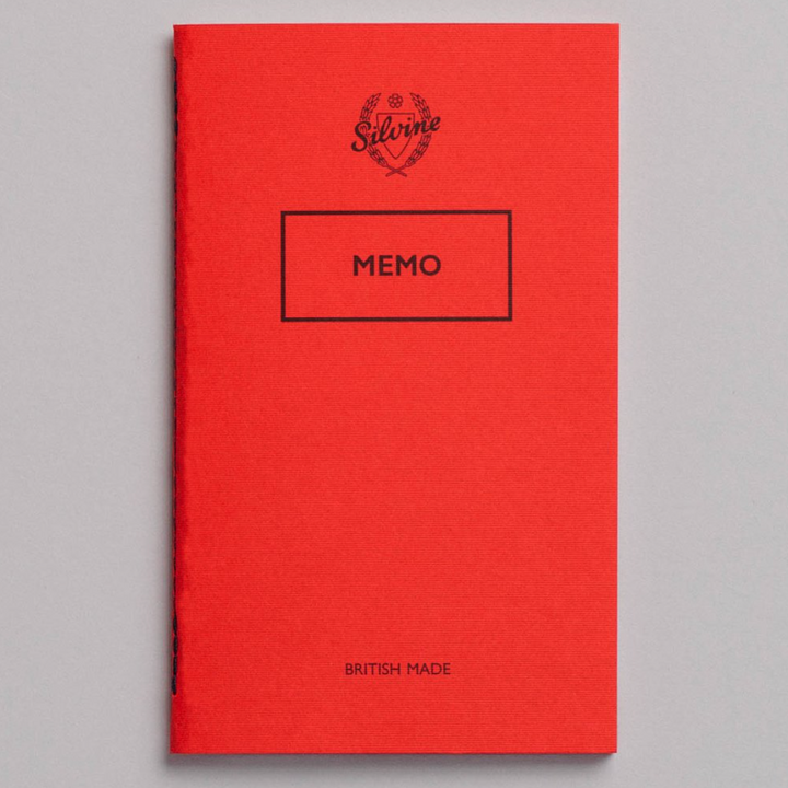 Silvine Originals Memo Book - 6"x4", 52 Perforated Lined Pages