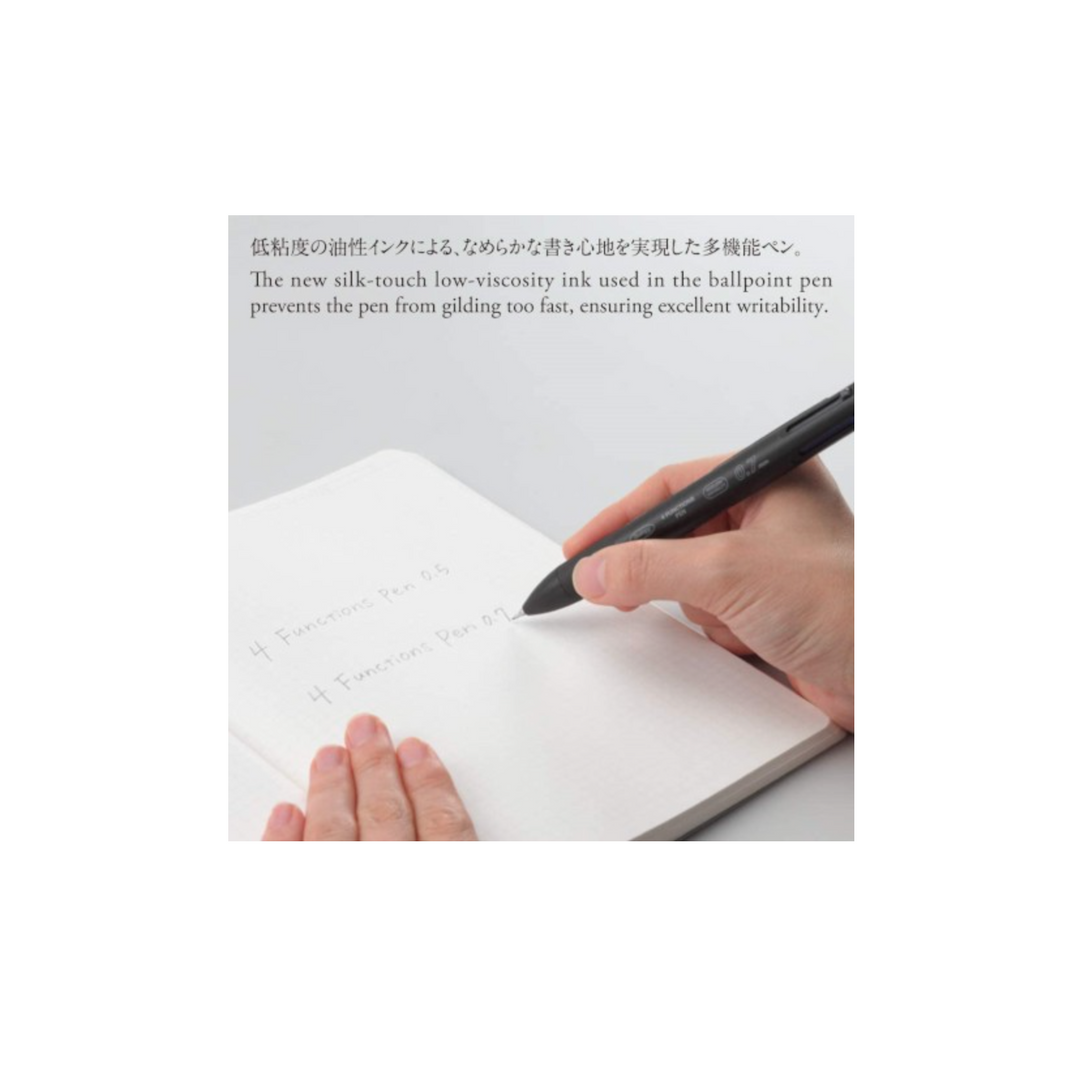 Stalogy 4 Functions Pen - Low-Viscosity Ink