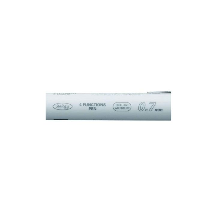 Stalogy 4 Functions Pen – Black, Blue, Red Ink & Mechanical Pencil