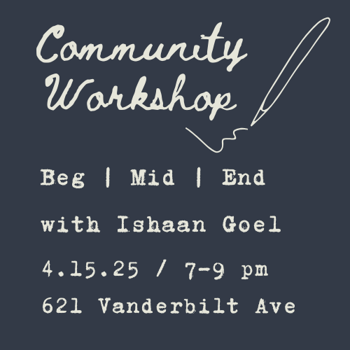 The Analog Stationer Community Workshop Beg | Mid | End with Ishaan Goel - April 15, 2025