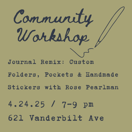 The Analog Stationer Community Workshop Journal Remix with Rose Pearlman 4-24-2025