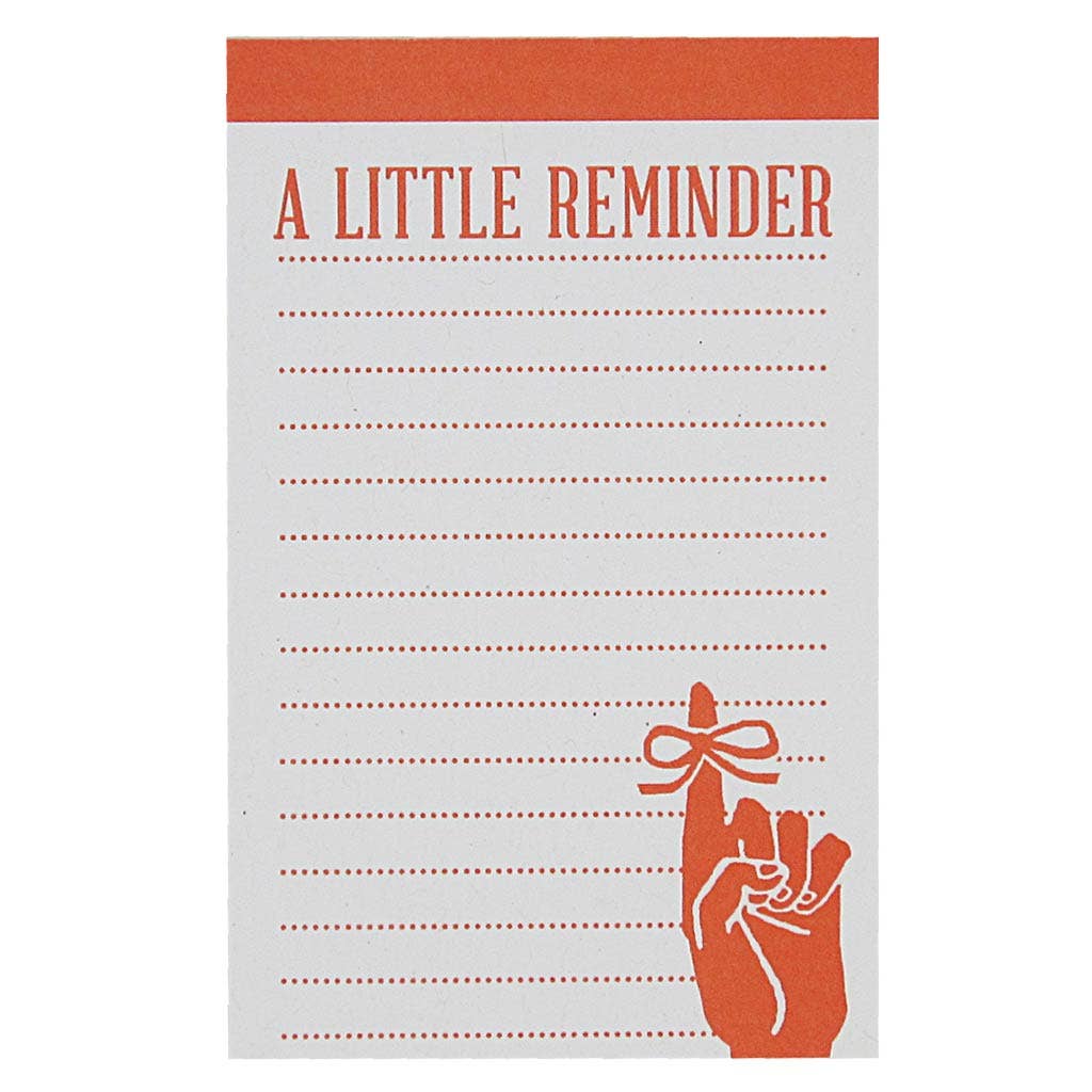 The Regional Assembly of Text A Little Reminder Notepad - Recycled Paper