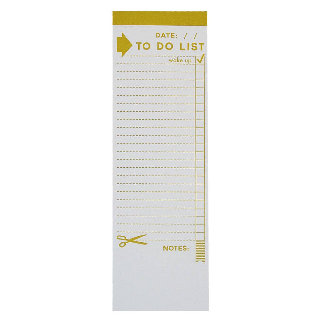 The Regional Assembly of Text To-Do List Notepad - 50 Pages, Recycled Paper