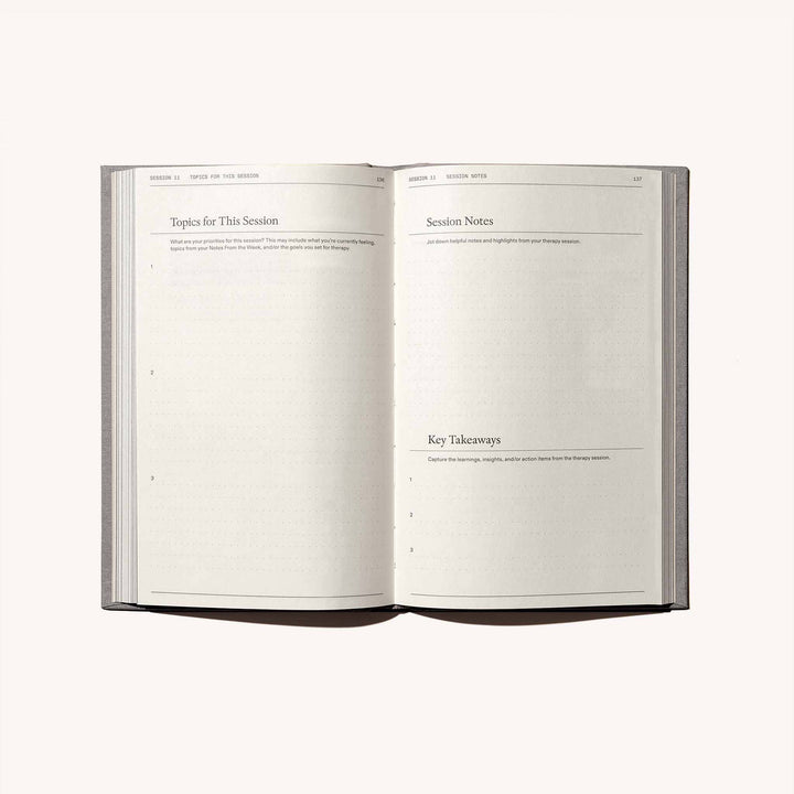 Therapy Notebooks: The Therapy Journal, Detail