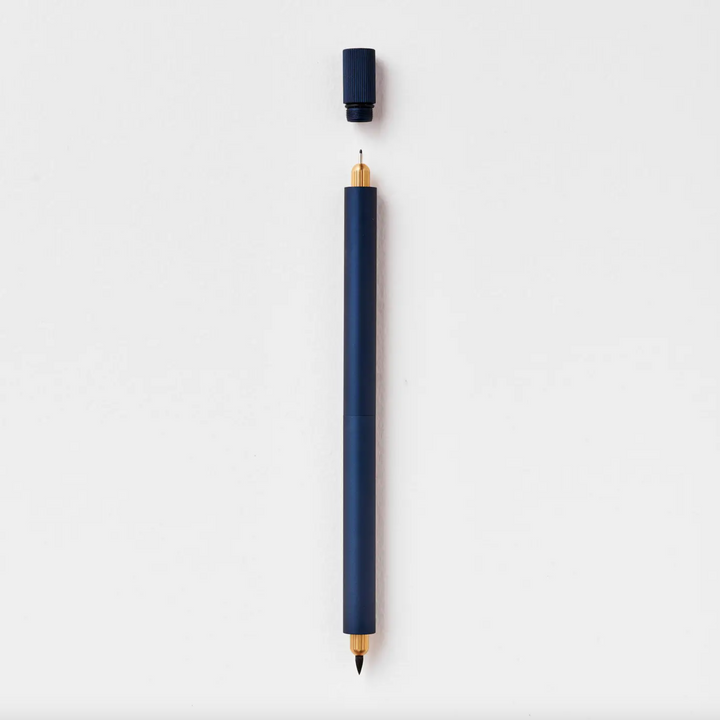Tom's Studio Lumos Pro Infinitely Refillable Duo-Tip Pen, Midnight