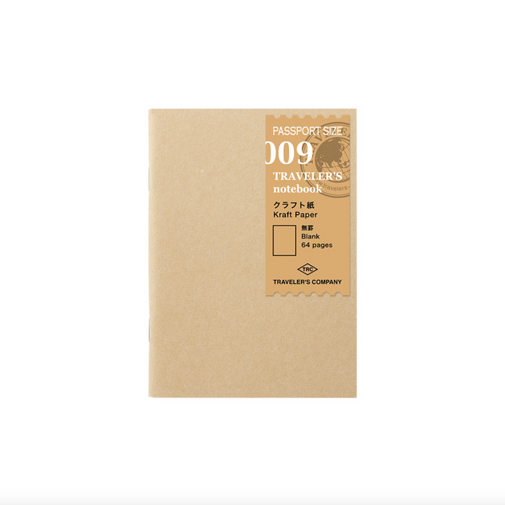 Traveler's Company Traveler's Notebook Passport Refills, P09 Kraft Paper