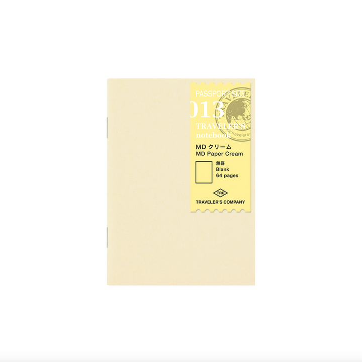 Traveler's Company Traveler's Notebook Passport Refills, P13 MD Paper Cream