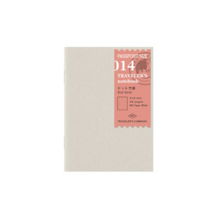Traveler's Company Traveler's Notebook Passport Refills, P14 Dot Grid
