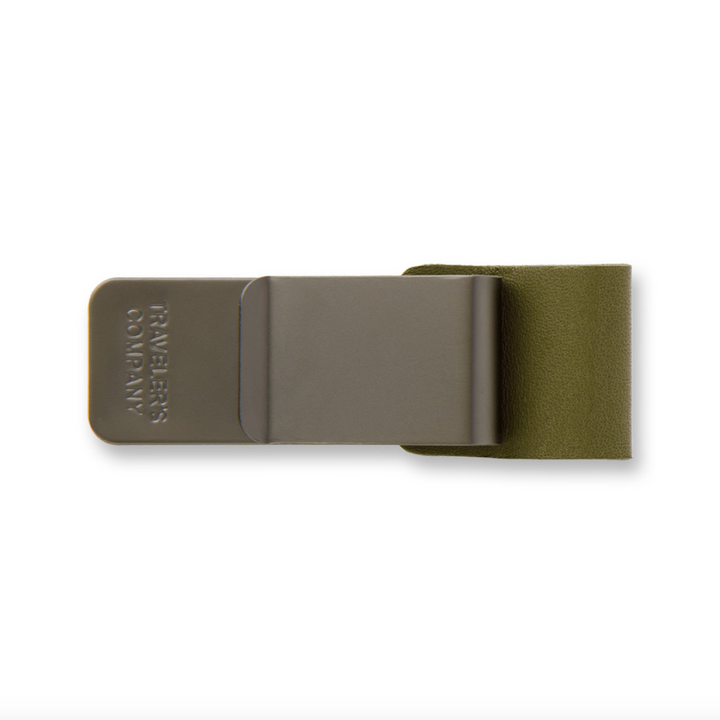 Traveler's Company 016 Pen Holder, Olive, Detail