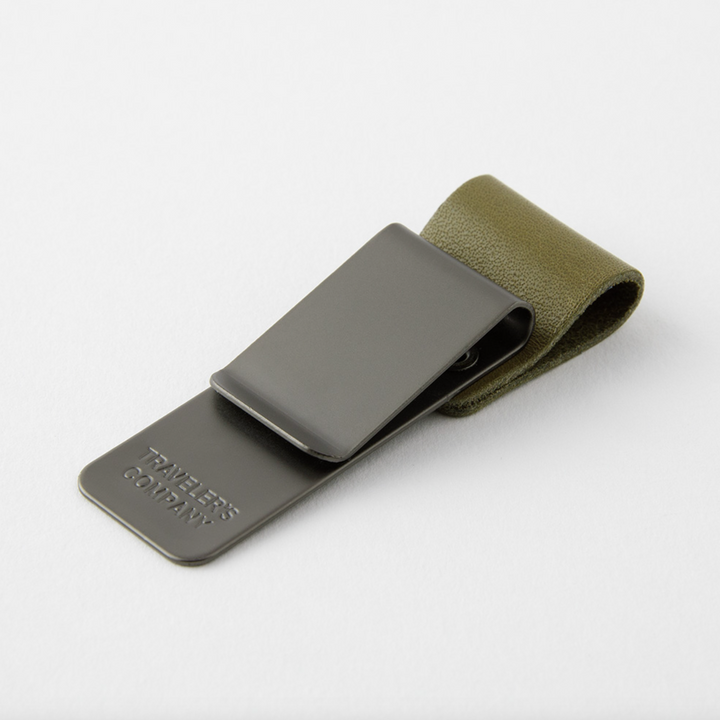 Traveler's Company 016 Pen Holder, Olive, Detail 2