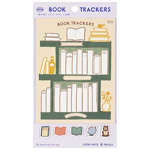 WHW! Book Tracker Sticky Notes – Hand-Drawn Stickers by Chalk Boy