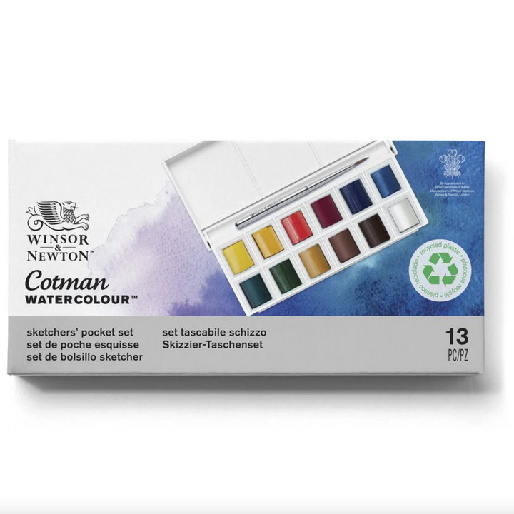 Winsor & Newton Cotman Watercolor Sketchers' Pocket Set