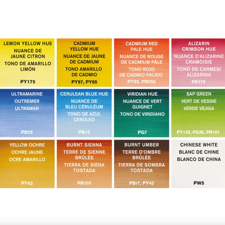 Winsor & Newton Cotman Watercolor Sketchers' Pocket Set, Paint Detail